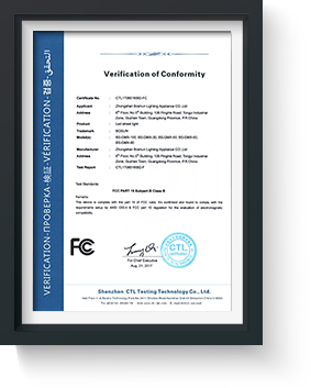 bosun lighting Solar Street Light fcc Certification